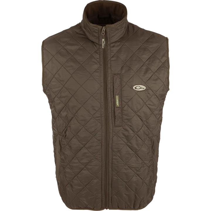 Drake's Delta Quilted Fleece Lined Vests
