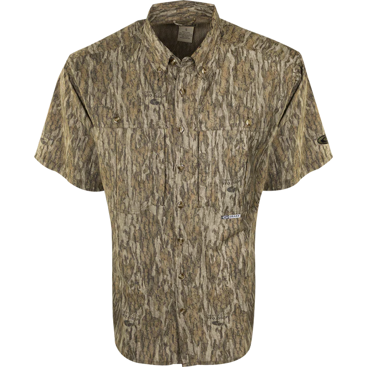 Drake EST Camo Flyweight Wingshooter's Shirt S/S !