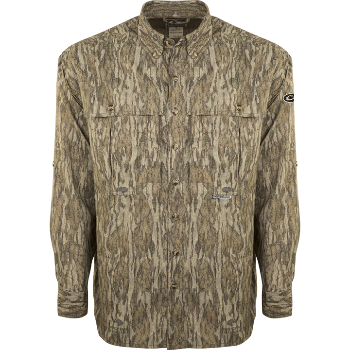 Drake EST Camo Flyweight Wingshooter's Shirt L/S !