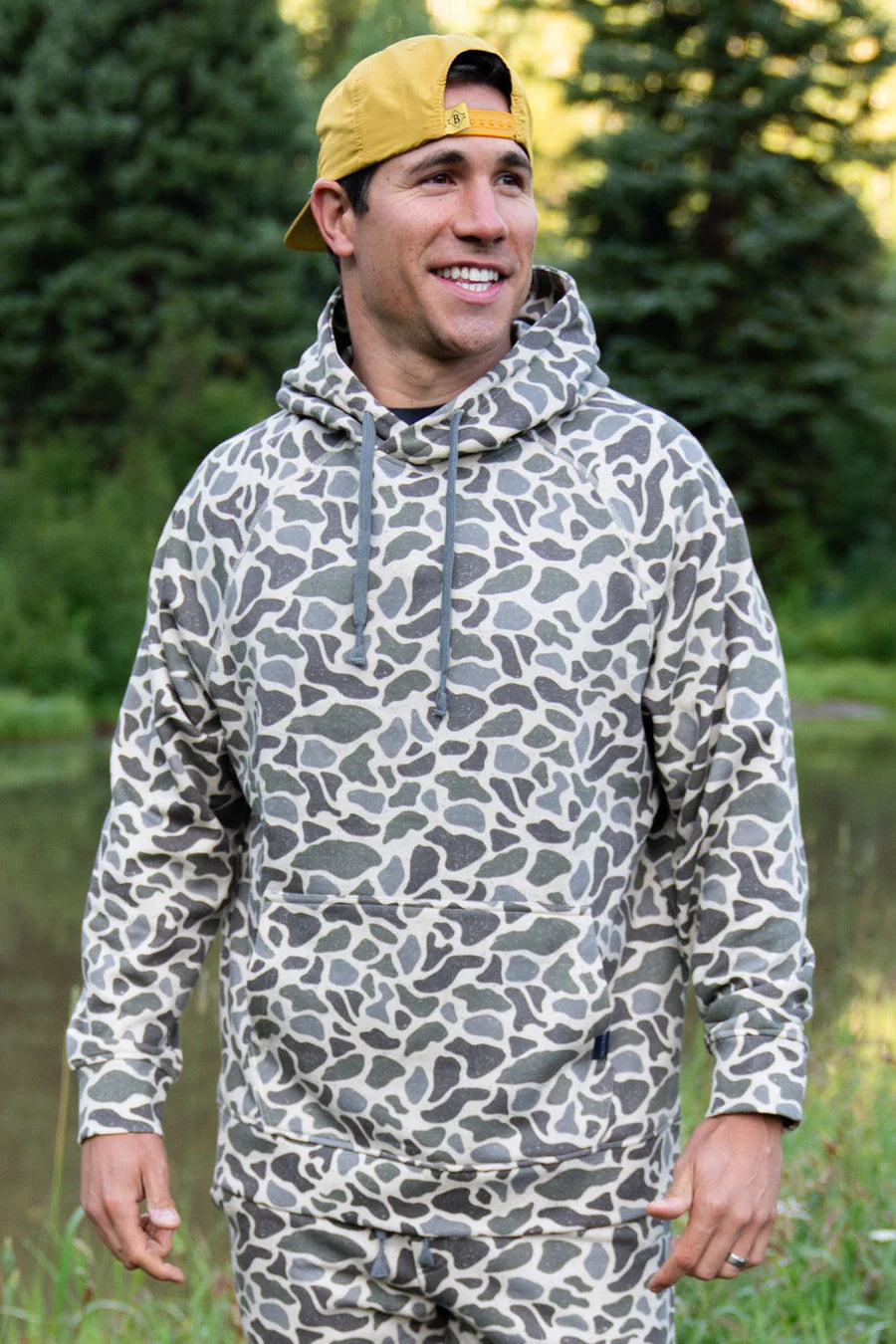 Burlebo Fleece Camo Hoodies Phantom Outdoors