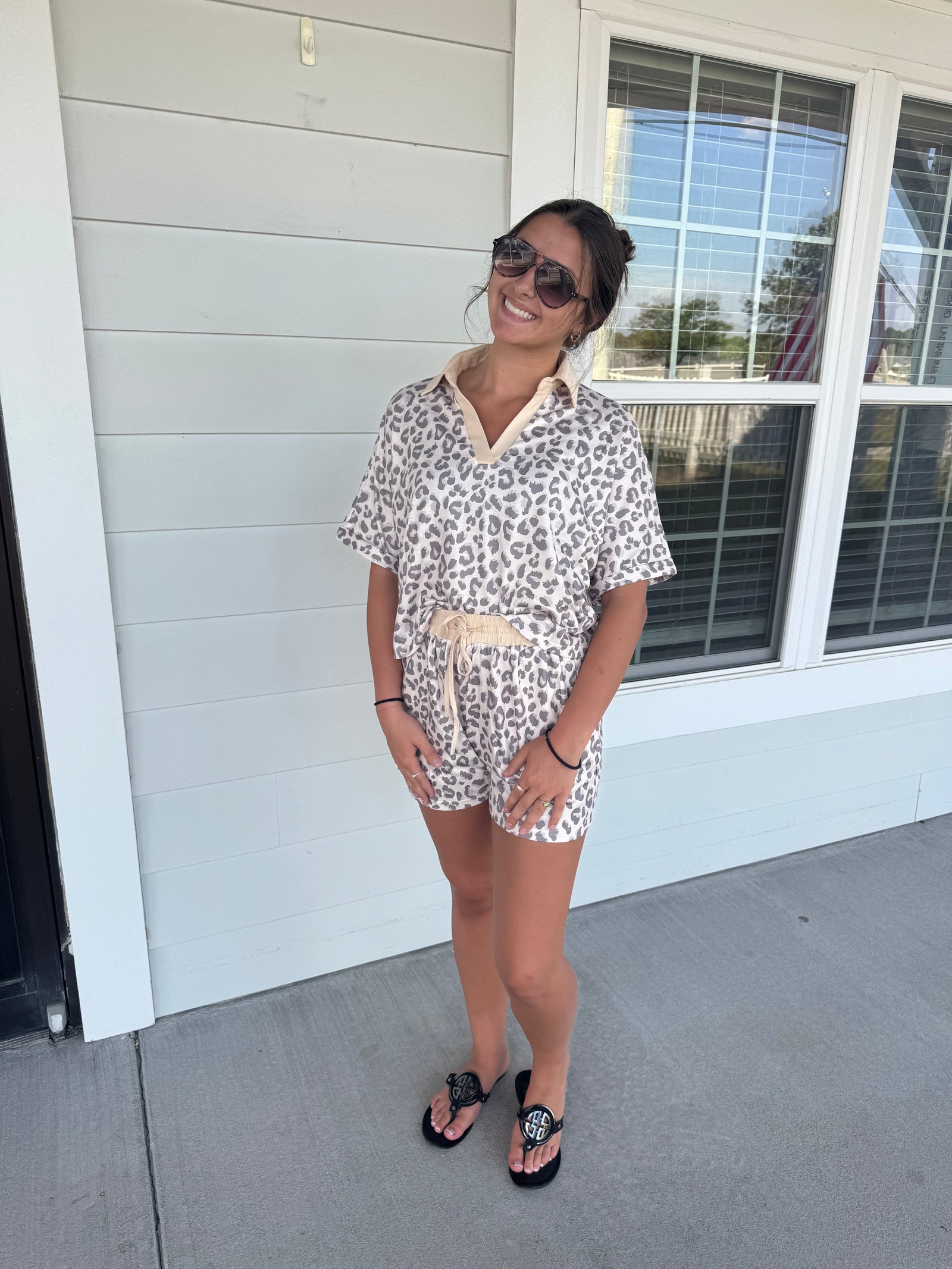 Women's Leopard Matching Set