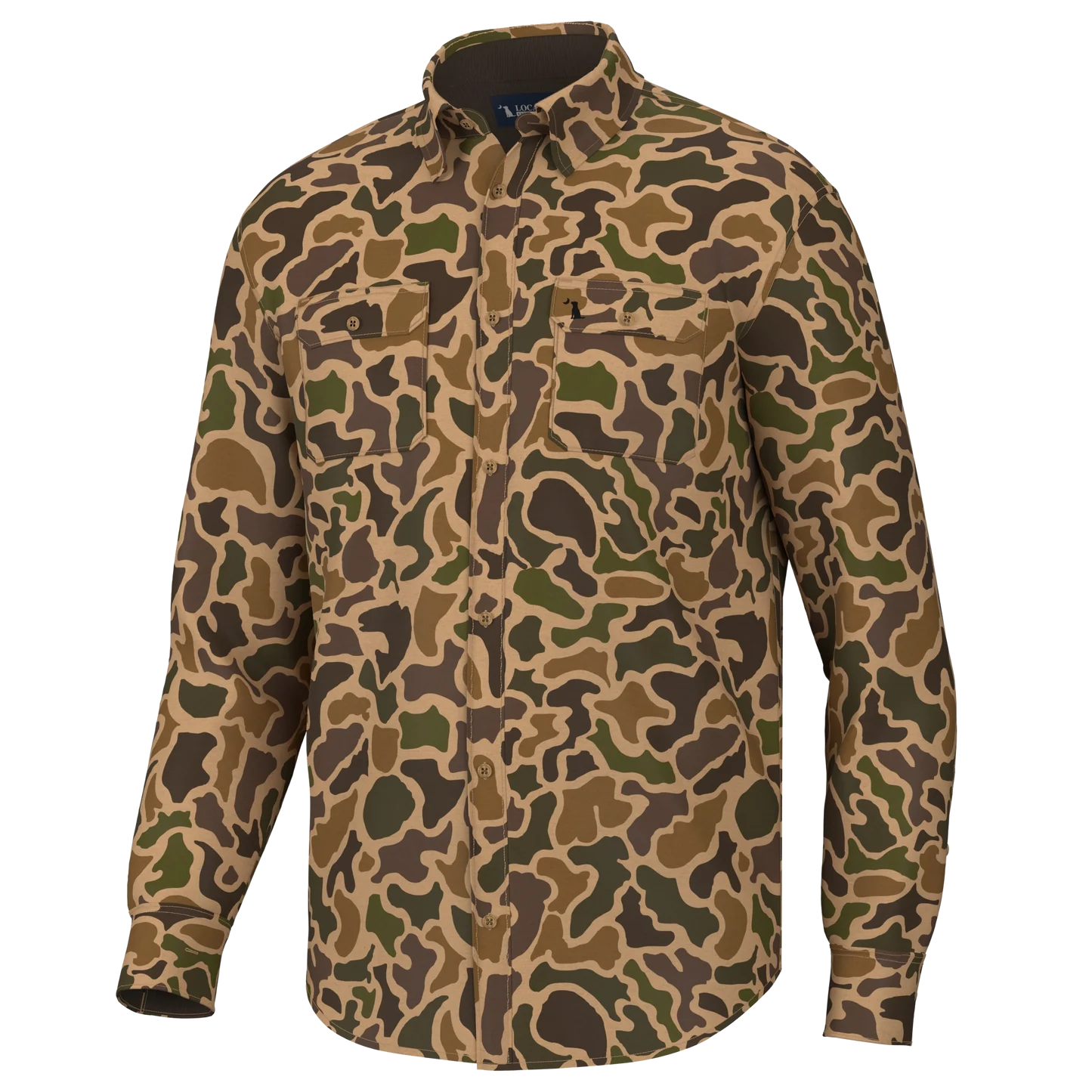 Local Boy Camo Button-Up