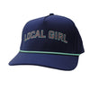 Local Girl Outline Rope Hats - Dark Navy