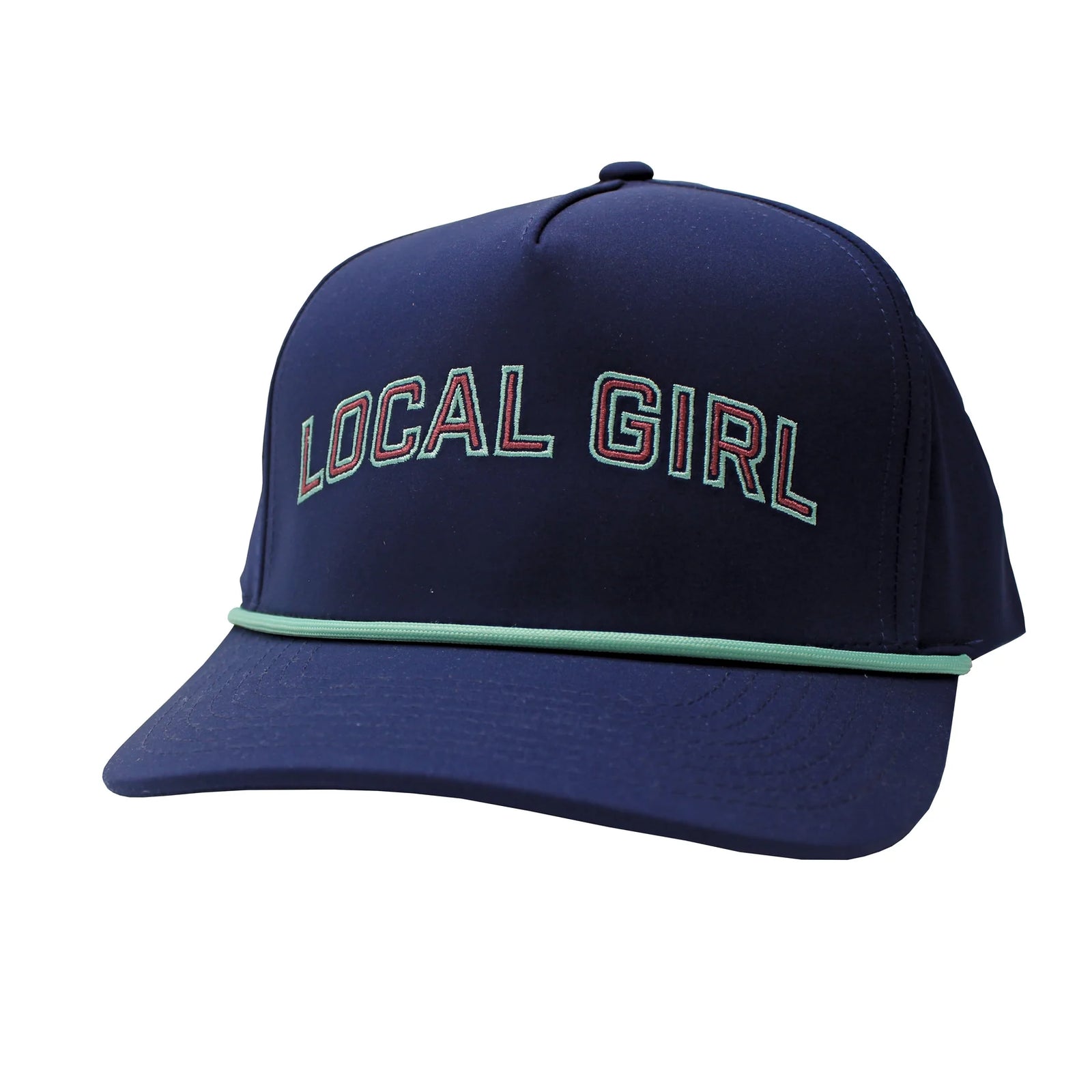 Local Girl Outline Rope Hats - Dark Navy