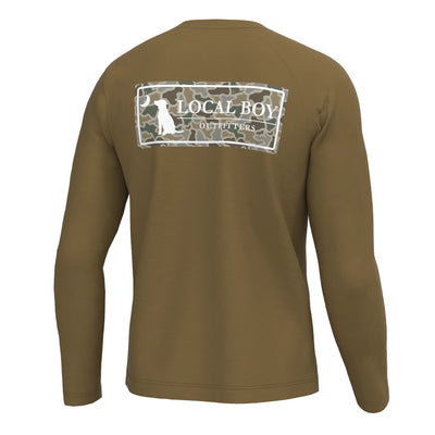 Local Boy Long Sleeve Heather Blend Crewnecks