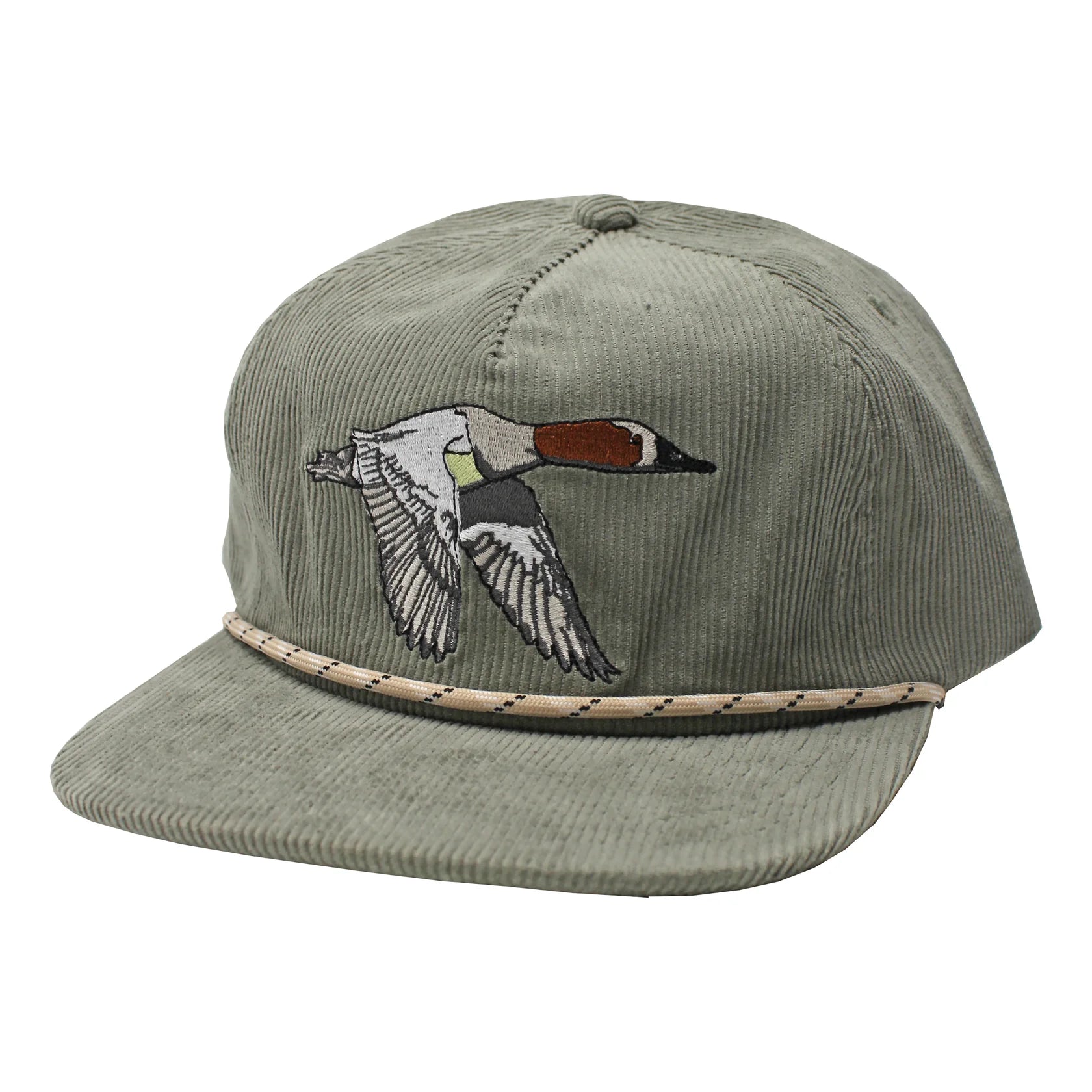Local Boy Youth Canavas Back Corduroy Hats - Agave