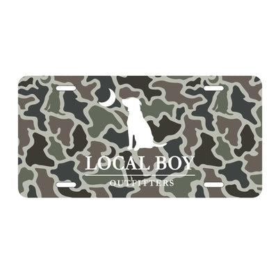 Local Boy License Plate