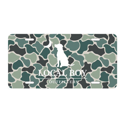 Local Boy License Plate