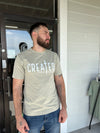 Men's "Created" Cross Khaki T-Shirt