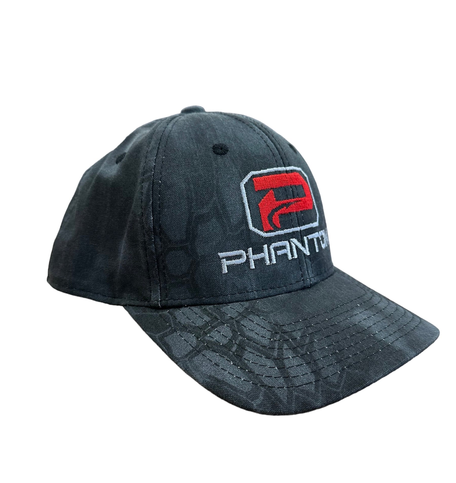 Phantom Classic Black Red Old School Trucker hat