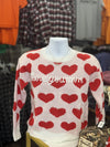 "Love You More" Pearl Valentine's Day Sweater