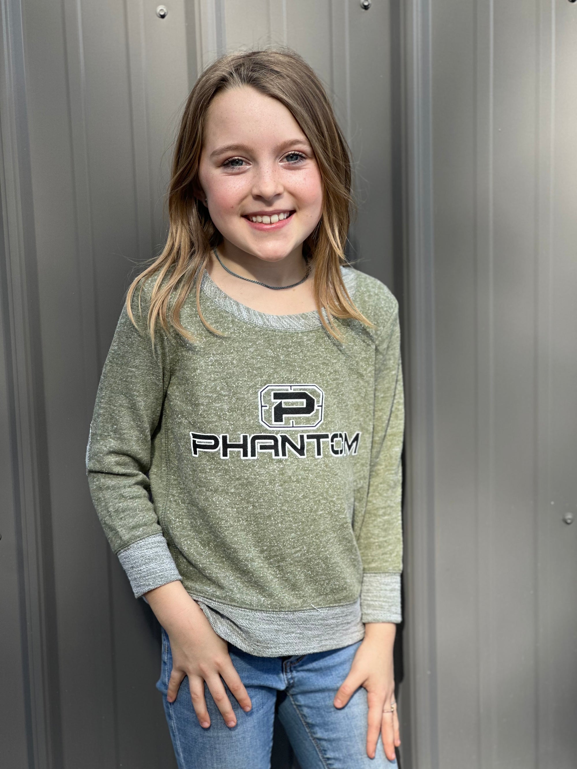Phantom Toddler Crew Sweater With Patch