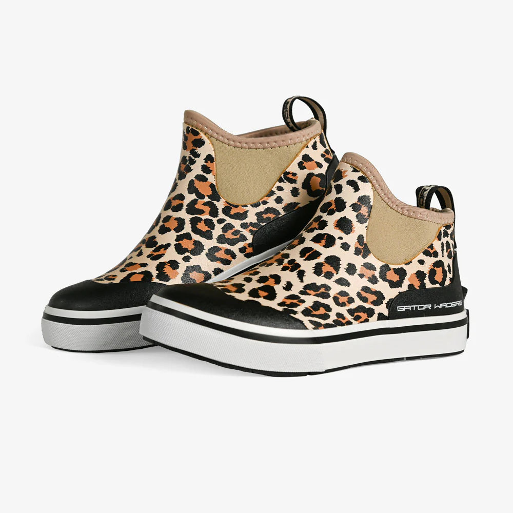 Gator Women's Camp Boots - Leopard/Black