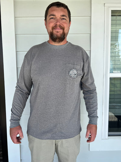 Born Into This L/S  Dark Heather Grey