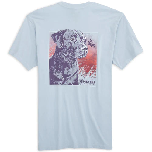 Heybo T-Shirt Lab in Marsh - Chambray Blue