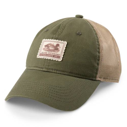 HEYBO Felt Patch Unstructured Hat - Olive