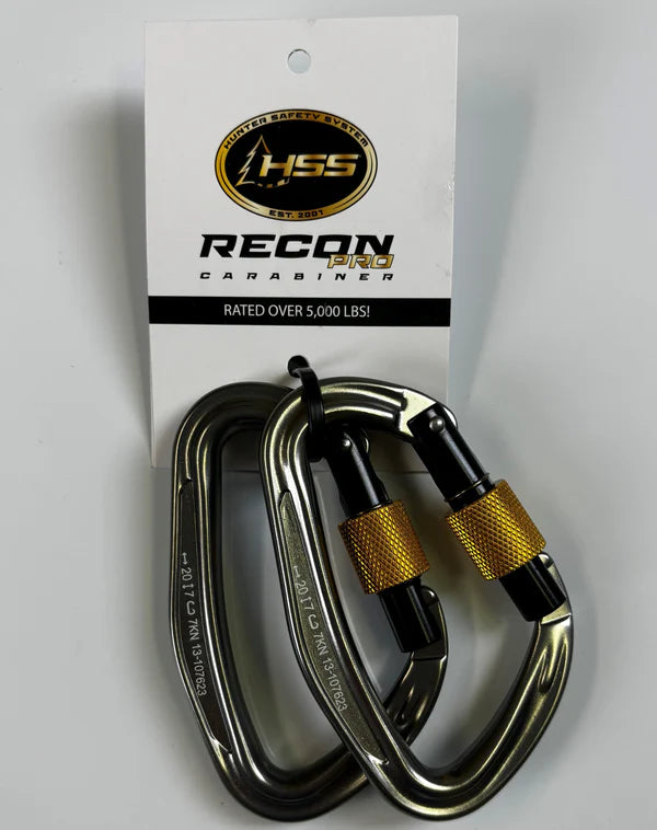 Recon Pro Ultralite, Hi-Strength Aluminum Carabiners