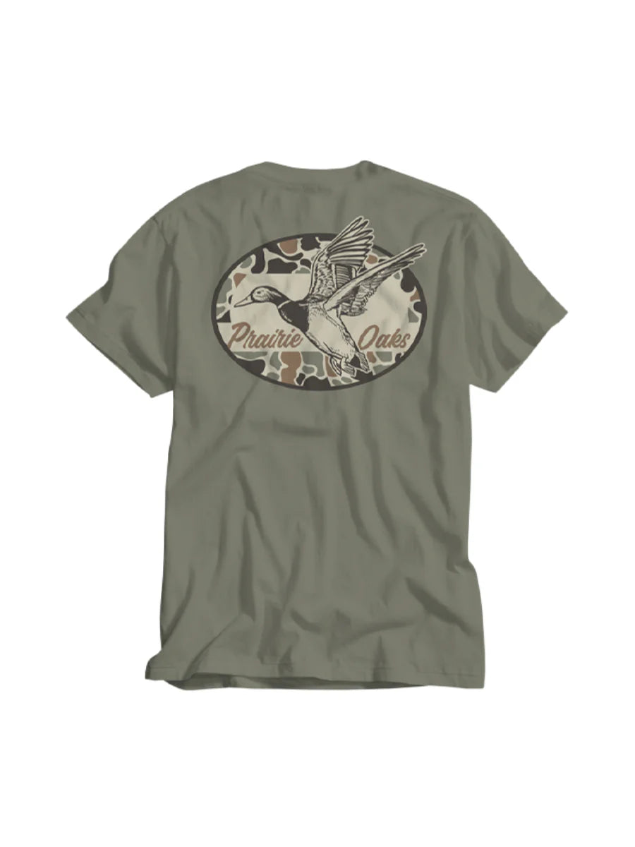 Prairie Oaks Waterfowl Duck Camo Tshirt