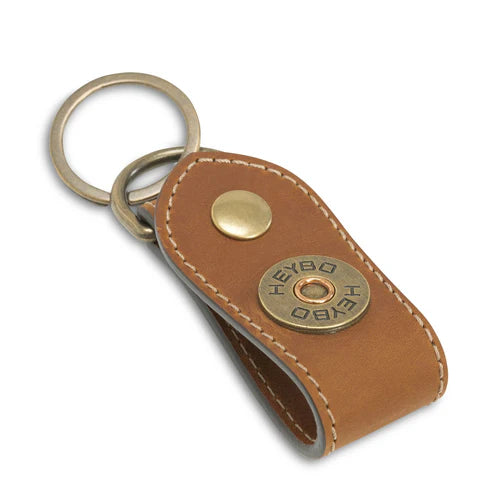 Heybo Brown Leather Key Fob