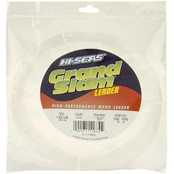 Hi-Seas Grand Slam Monofilament Leader - 100yds