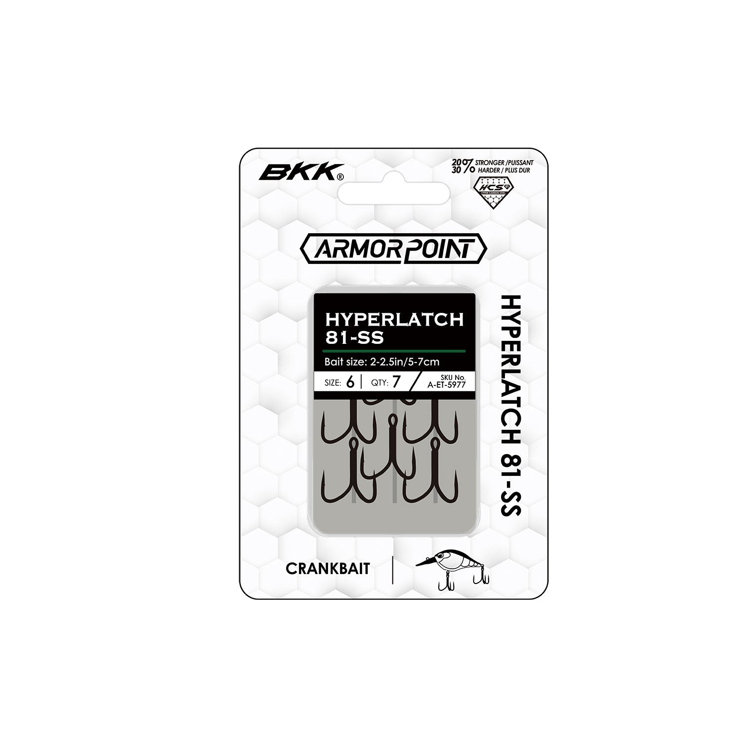 BKK Hyperlatch 81-SS Treble Hooks