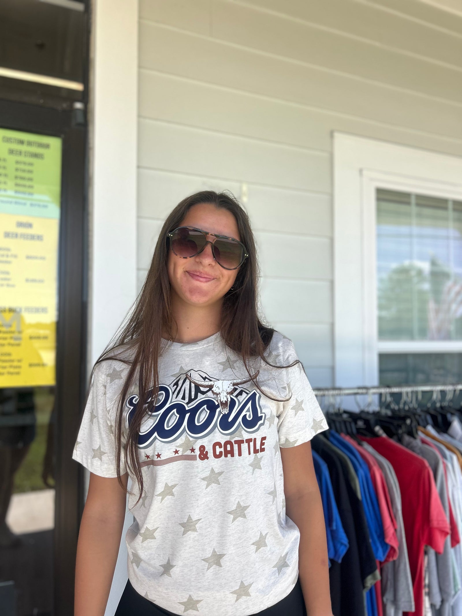 Western Vibes Coors & Cattle Tee