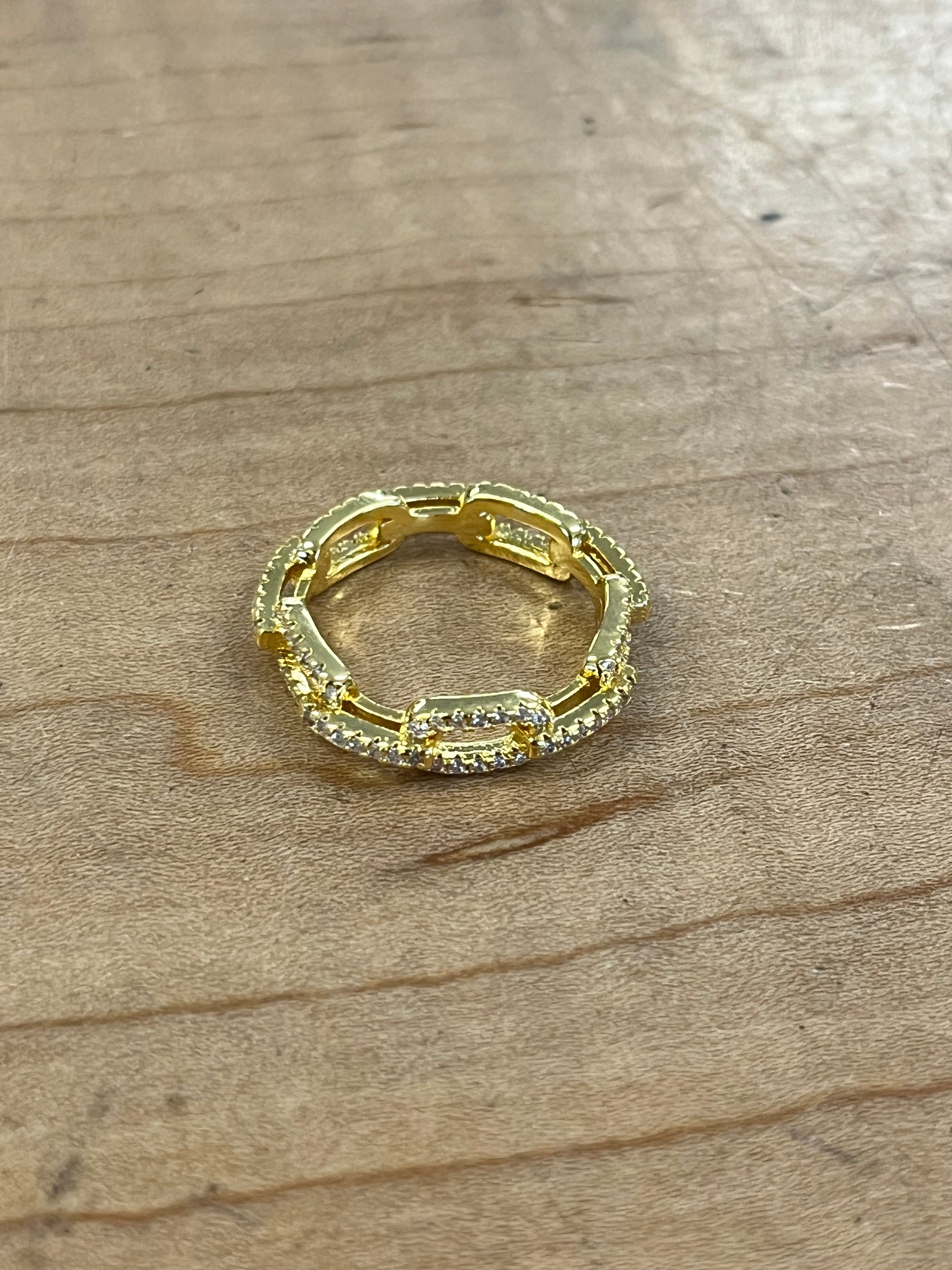 Gold Chain Ring