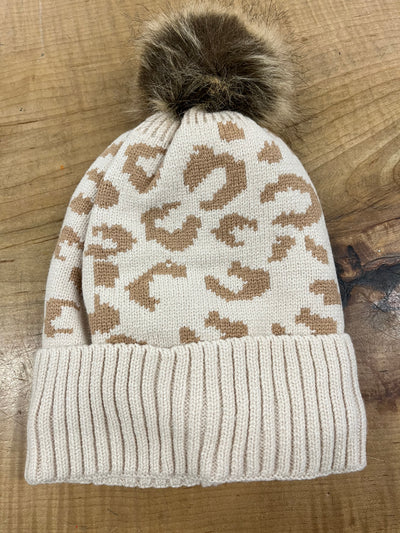 Leopard Print Beanie