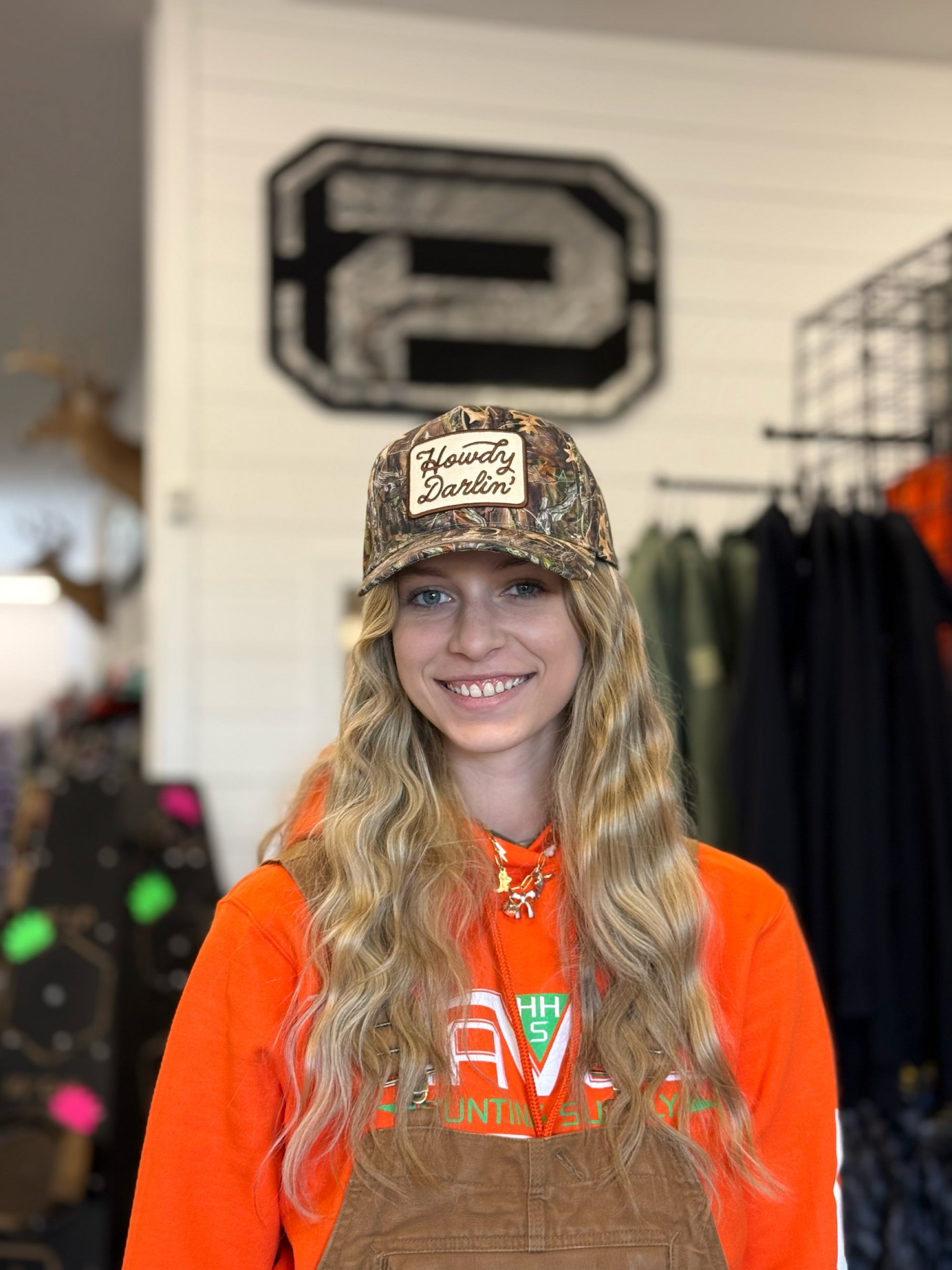 Howdy Darlin' Camo Trucker Hat