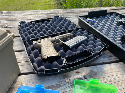 MTM 807 Single Handgun Case up to 6" Revolver or Pistol
