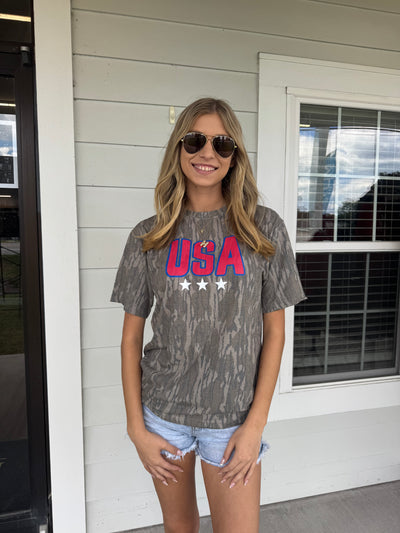 Cotton Creek USA Mossy Oak Bottomland Tri-Blend