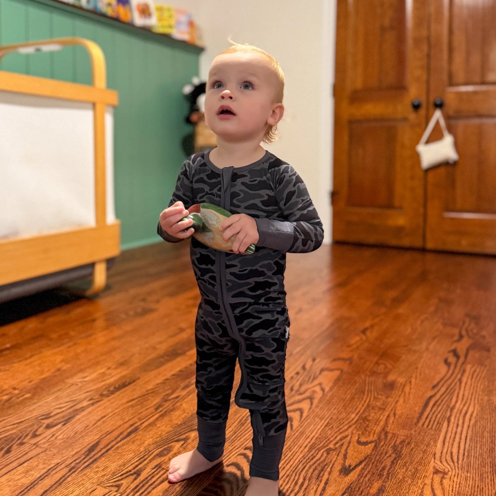 Old South Blackout Camo Onesie - Bamboo Sleeper