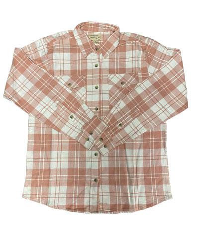 Ladies Audrey-Twisted Yarn Button Down