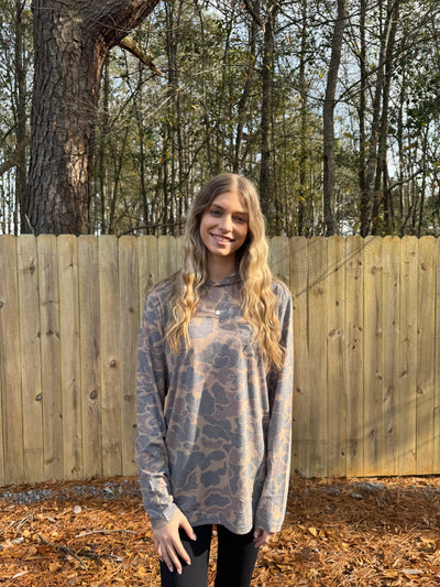 Drake Tri Blend Long Sleeve Hoodies