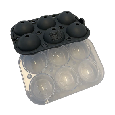 TOADFISH Silicone 6-Pack Ice Ball Freezer Tray