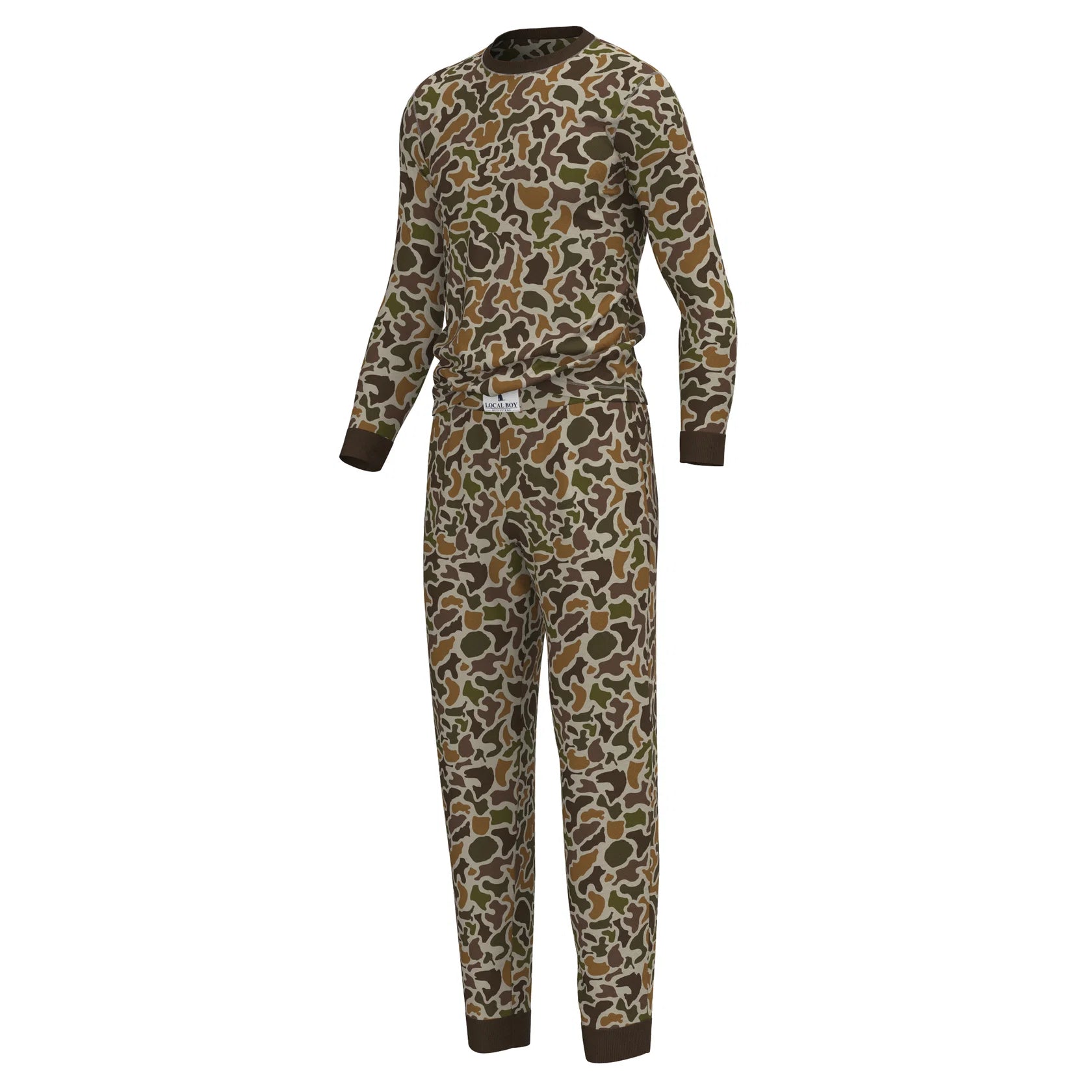Local Boy Toddler Rib Pajama Set