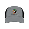 Local Boy Wood Duck Trucker Hat - Heather Gray/Black