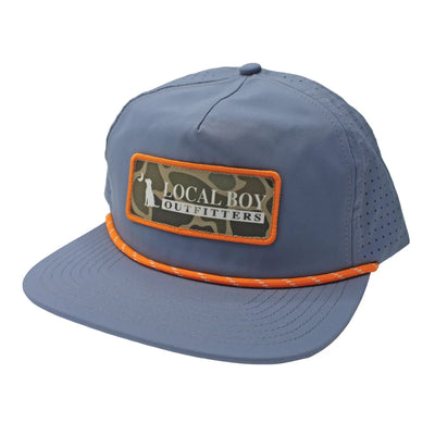 Local Boy Brush Logo Patch Perforated Hat