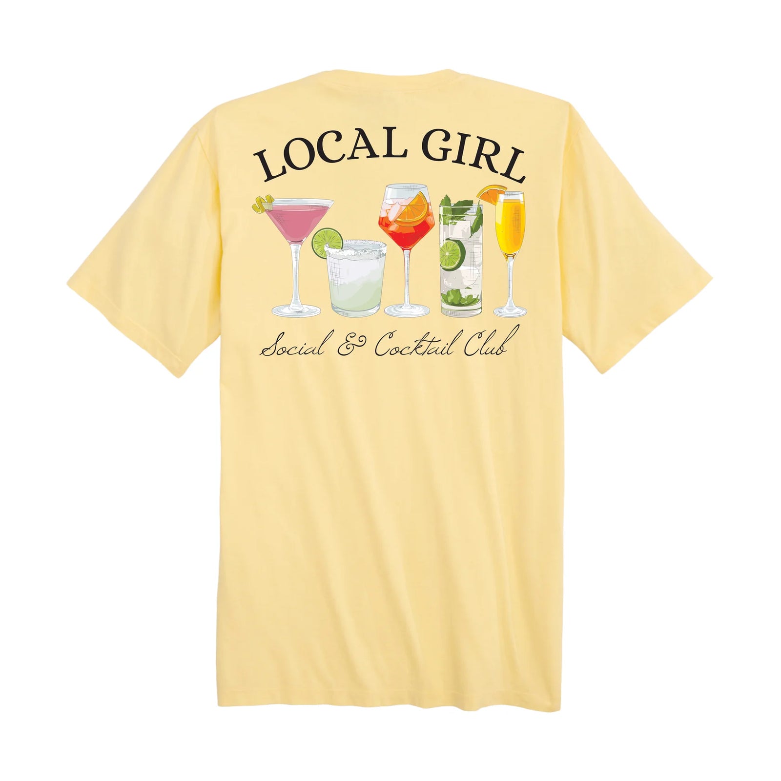 Local Girl's Social & Cocktail Club T-Shirts