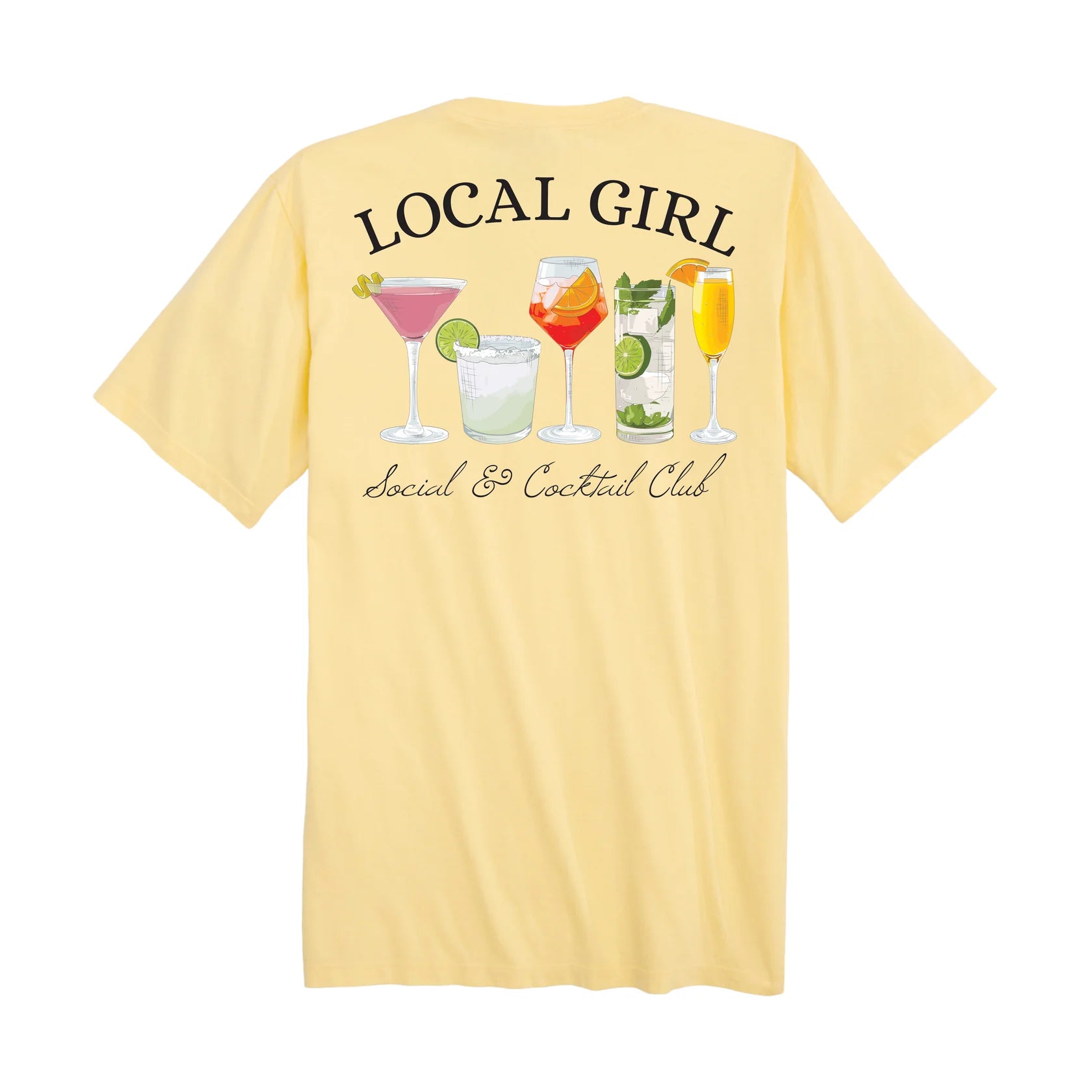 Local Girl's Socail & Cocktail Club T-Shirts