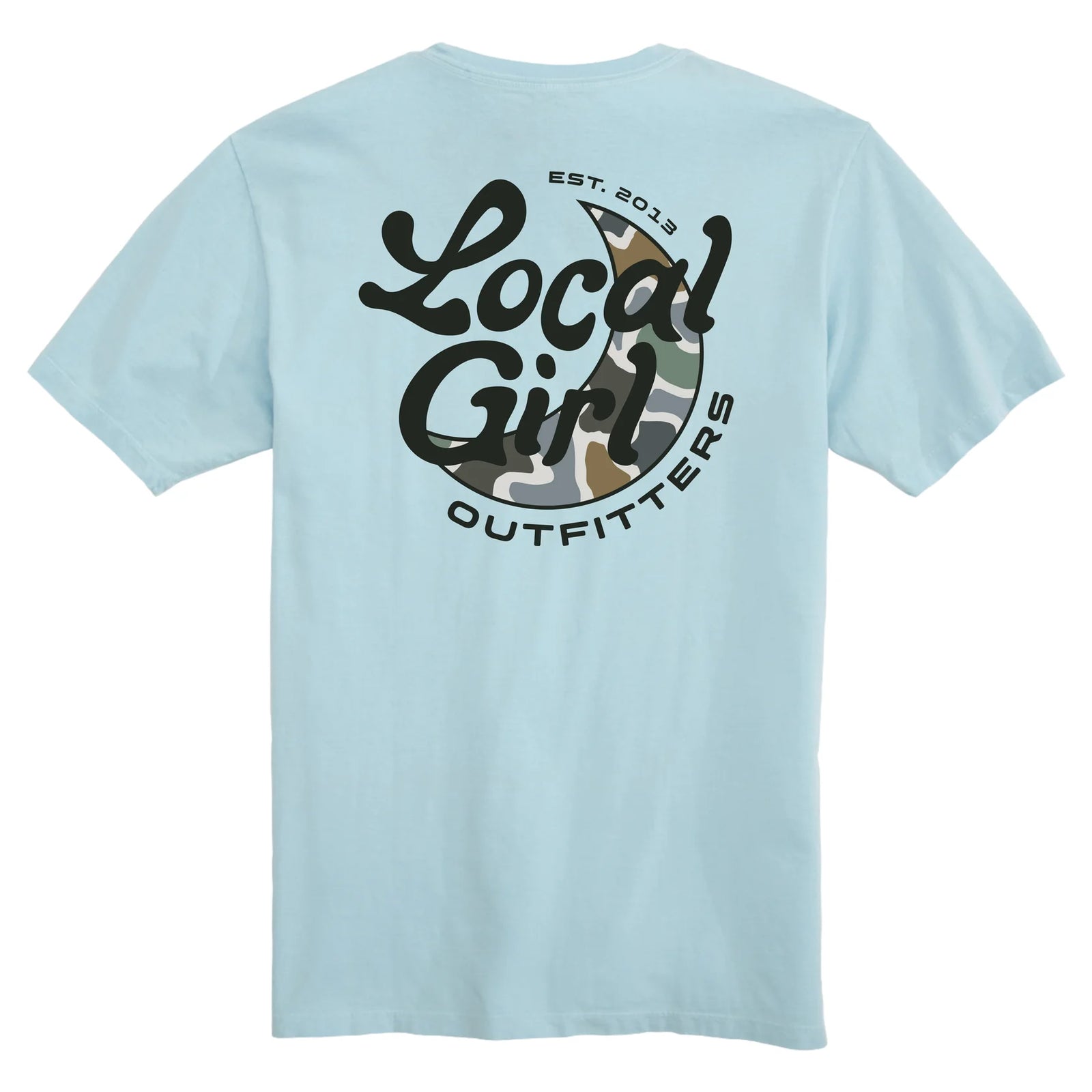 Local Girl Bluff Groovy Moon T-Shirts