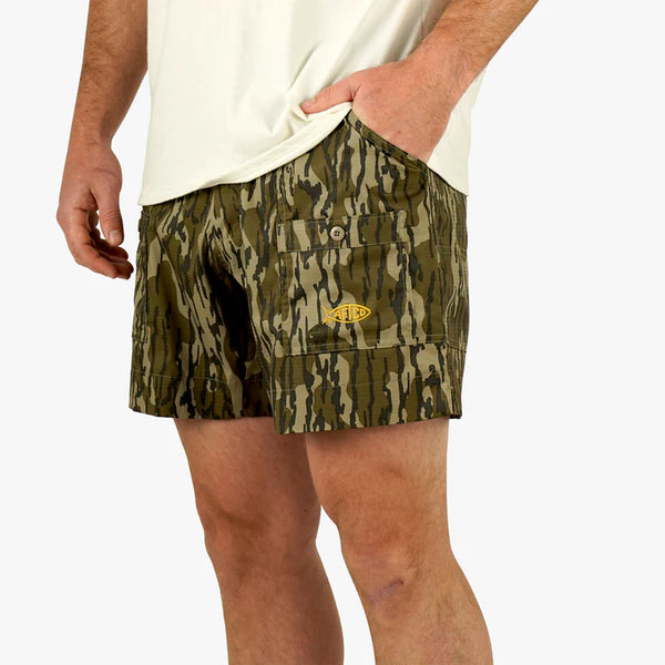 AFTCO The Original Fishing Shorts - Mossy Oak Bottomland - Phantom