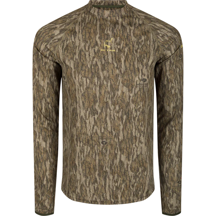 Drake Early Bird Long-Sleeve Performance Crew with Insect Repellent