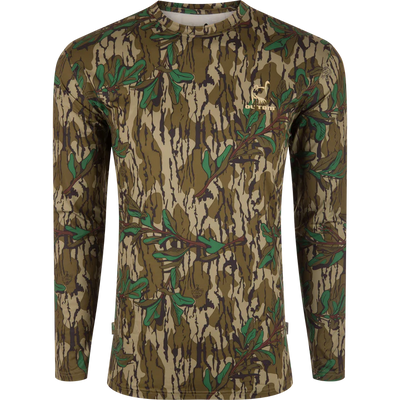 Drake Performance Camo Long Sleeve Crews