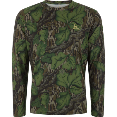 Drake Performance Camo Long Sleeve Crews