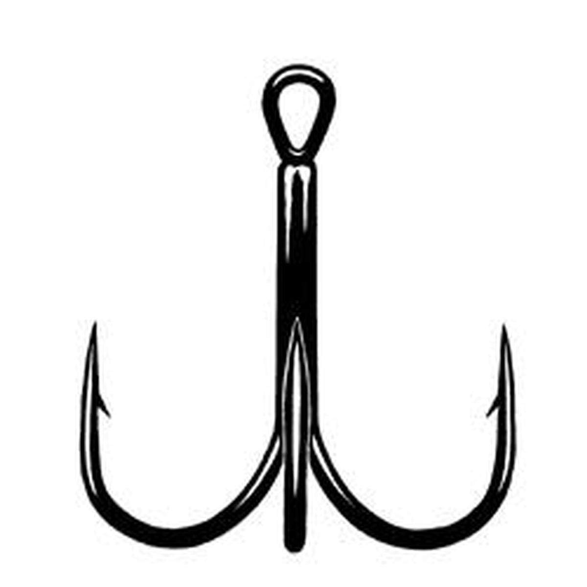 Owner Stinger 41 2X Trebel Hooks - Black