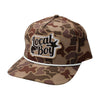 Local Boy Open Season High Crown Rope Hat - Black/Localflage