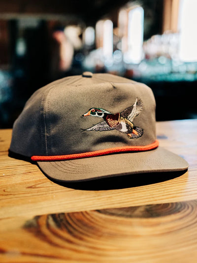 Duck Camp Wood Duck Hats - Charcoal