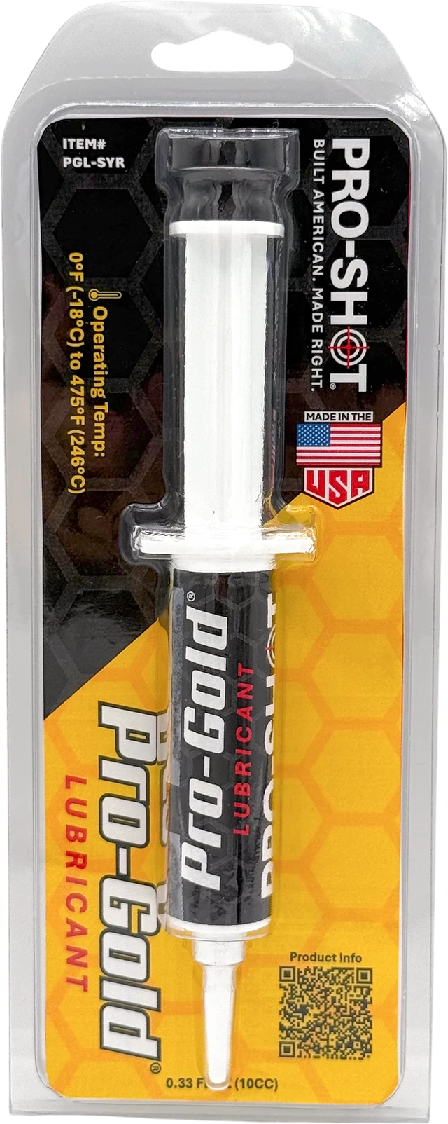 Pro-Shot 10CC Syringe Pro-Gold Lube