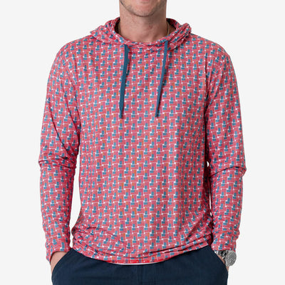 Burlebo American Flag Print Performance Hoodies